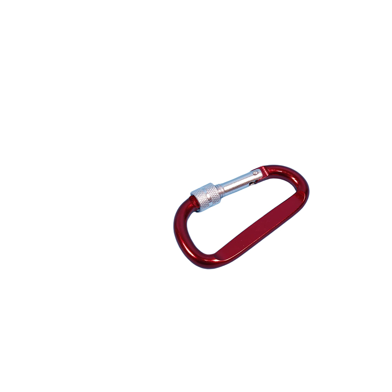 Durable Zinc Alloy Metal Hook Carabiner Clasps Colorful Painted Daily Use Keychains Promotional Keychains & Carabiners