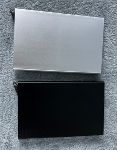 Metal Keychain Wallet Aluminum Anti Scanner Slim Card Holder Free Sample  Multi-colors Metal Business Name Card Holder