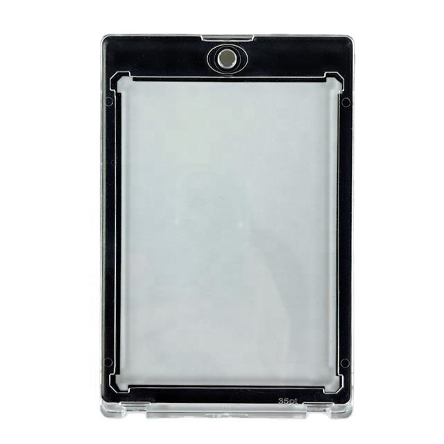 Magnetic Display Black Border One Touch 35PT 55PT Card Case High Quality Standard Card Holder
